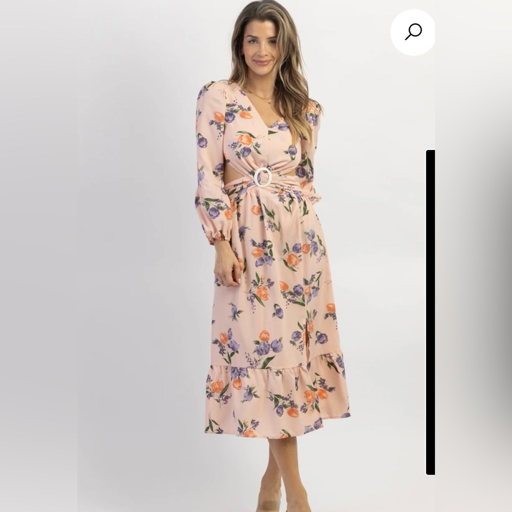 Sunday Up Floral Long Sleeve Dress
